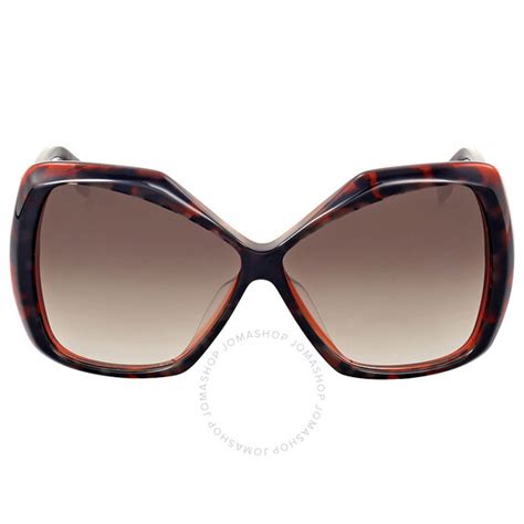 Fendi Orange Havana Oversize Sunglasses FF 0092/S D5T\JS 